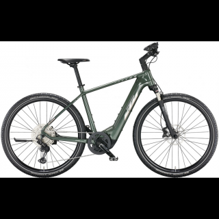 KTM MACINA CROSS 710 MOSS GREY (SILVER+ORANGE) FÉRFI ELEKTROMOS CROSS KERÉKPÁR 2022