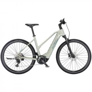 KTM Macina Cross 720 TRAPÉZ dew silver (grey+blue) Női Elektromos Cross Trekking Kerékpár 2023