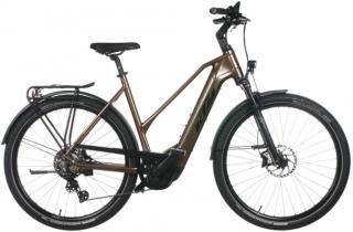 Ktm Macina Gran 710 TRAPÉZ oak (black+orange) Női Elektromos Trekking Kerékpár 2022