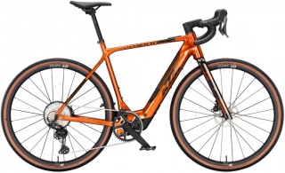 KTM MACINA GRAVELATOR SX 10 burnt orange (orange) 2024 Férfi Elektromos Gravel Kerékpár