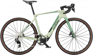 KTM MACINA GRAVELATOR SX PRIME pale green matt (green+lemon) 2024 Férfi Elektromos Gravel Kerékpár