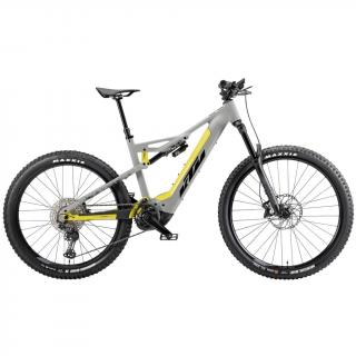 KTM MACINA KAPOHO 7972 ULTIMATE GREY (YELLOW+BLACK) FÉRFI ELEKTROMOS ÖSSZTELESZKÓPOS MTB KERÉKPÁR 2022