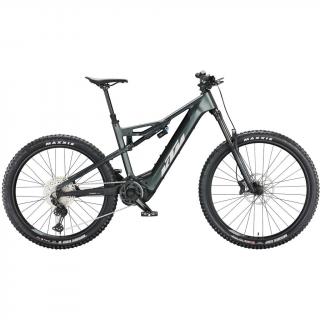 KTM MACINA KAPOHO ELITE SPACE GALAXY MATT(SILVER+BLACK) FÉRFI ELEKTROMOS ÖSSZTELESZKÓPOS MTB KERÉKPÁR 2022