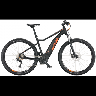 KTM MACINA RIDE 591 LTD BLACK MATT (ORANGE) FÉRFI ELEKTROMOS MTB KERÉKPÁR 2022