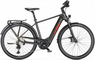 KTM Macina Sport 720 EASY ENTRY machine grey (orange+black) Unisex Elektromos Trekking Kerékpár 2023