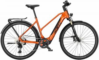 KTM MACINA SPORT SX 10 TRAPÉZ burnt orange (black) 2024 Női Elektromos Trekking Kerékpár