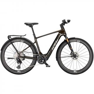 KTM MACINA SPORT SX PRIME TRANSPARENT GOLD(GREY+GOLD) 2025 FÉRFI ELEKTROMOS TREKKING KERÉKPÁR