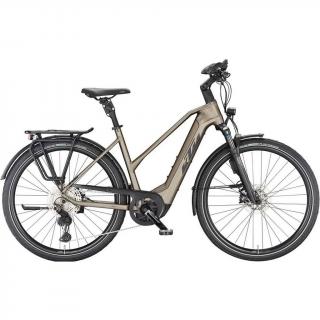 KTM MACINA STYLE 720 ABS OAK MATT(BLACK+ORANGE) TRAPÉZ 2023 NŐI ELEKTROMOS TREKKING KERÉKPÁR