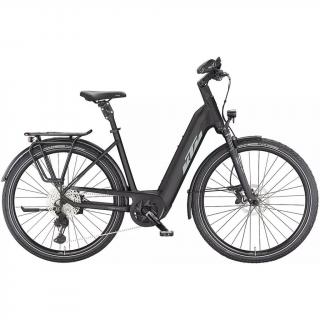 KTM MACINA STYLE 720 BLACK MATT(GREY+GREEN) EASY ENTRY 2023 UNISEX ELEKTROMOS TREKKING KERÉKPÁR