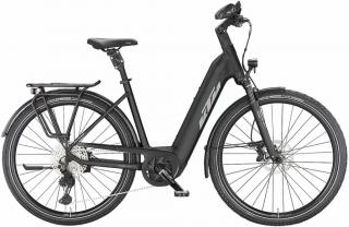 KTM Macina Style 720 EASY ENTRY black matt (grey+green) Unisex Elektromos Trekking Kerékpár 2023