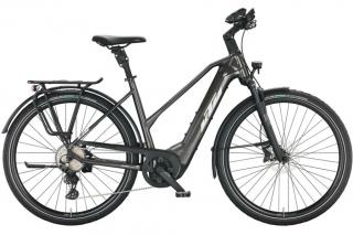 KTM MACINA STYLE 730 TRAPÉZ machine grey (silver+blue) Női Elektromos Trekking Kerékpár 2022