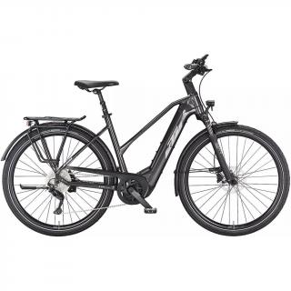 KTM MACINA STYLE 740 TRAPÉZ MACINA GREY ((SILVER+BLUE) NŐI ELEKTROMOS TREKKING KERÉKPÁR 2023