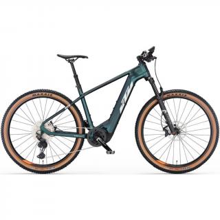 KTM MACINA TEAM 791 GREEN PURPLE FLIP MATT (SILVER+ORANGE) 2023 FÉRFI ELEKTROMOS MTB KERÉKPÁR