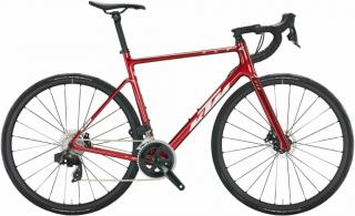 KTM REVELATOR ALTO ELITE AXS chrome red (fire orange+white) 2022 Férfi Országúti Kerékpár