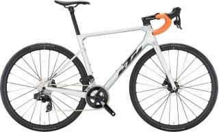 KTM REVELATOR ALTO ELITE AXS starlight silver (black+orange) 2023 Férfi Országúti Kerékpár