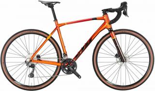 KTM X-STRADA 10 burnt orange (black+red+yellow) 2023 Férfi Gravel Kerékpár