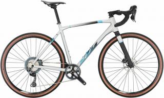 KTM X-STRADA 10 PRO alu brush matt (black+blue) 2023 Férfi Gravel Kerékpár