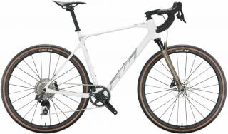 Ktm X-STRADA PRIME metallic white (grey+kwiqsand) 2022 Férfi Gravel Kerékpár