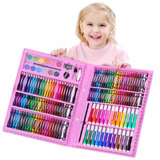 168 részes kreatív festő színező rajzkészlet Pink