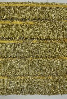 Arany sodrott zsinóros rojt lurexes, zászlórojt, 8 cm 900 Ft/méter (25 méteres) ()