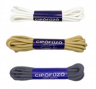 Cipőfűző vastag hengeres 160 cm  1200 Ft /pár  (10 pár/csomag)    ()