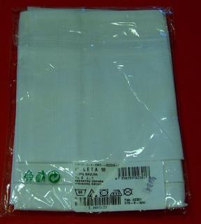 Férfi zsebkendő, fehér, 100 % pamut, 6 db/csomag, 40 x40 cm.750 Ff/db  (6 db/cs) ()