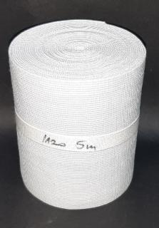 Gumiszalag 120 mm (12 cm) széles, fehér színben, 1700 Ft/m  (5 méter) ()