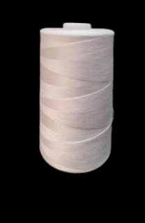 Hard fehér műszál varrócérna, 120-as, 40/2, 130 gr /5000m/kúp  ()