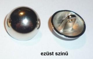 Pitykegomb fém 17 mm (28-as) antik vagy ezüst színben. 178  Ft/db (50 db) ()