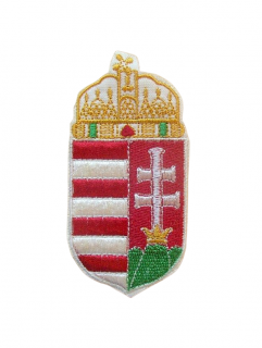 Varrható Magyar címer, cimke  Méret: 65 mm x 33 mm