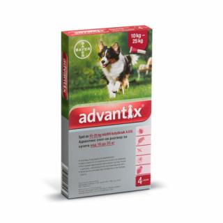 Advantix Spot On 10-25kg között 4x2,5ml