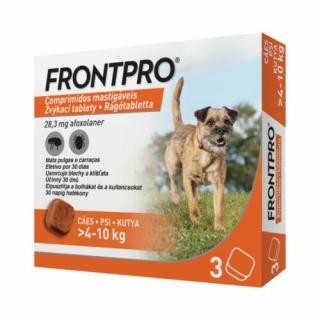 Frontpro rágótabletta kutyáknak 4-10kg 3x28,3mg - S