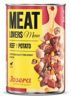 Josera Dog Meatlovers Menu Beef  Potato konzerv 400g