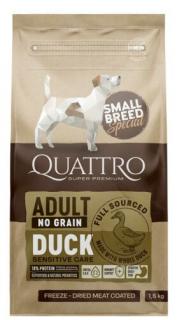 QUATTRO Dog Small Breed Adult kacsa 1,5kg