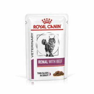 Royal Canin Feline Renal Beef alutasakos eledel – 12x85g