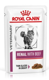 Royal Canin Feline Renal Beef alutasakos eledel 85g
