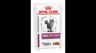 Royal Canin Feline Renal Chicken Gravy alutasakos eledel 85g