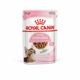 Royal Canin Kitten Sterilised alutasakos eledel – 12x85g