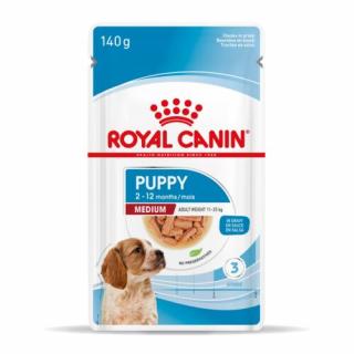 Royal Canin Wet Medium Puppy alutasakos eledel – 10x140g