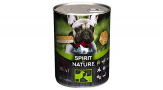 Spirit Of Nature Dog konzerv bárányhússal és nyúlhússal 800g
