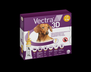 Vectra 3D spot-on 1,5-4 kg – 3db