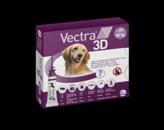 Vectra 3D spot-on 25-40kg – 3db