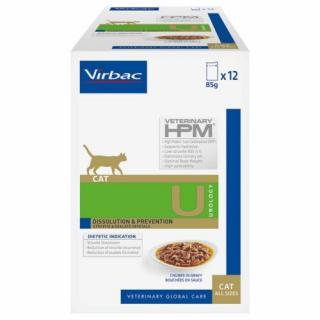 Virbac HPM Diet Cat Urology 2 Dissolution  Prevention – alutasakos eledel 12x85g