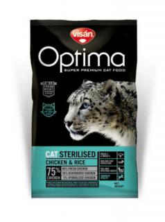 Visán Optimanova Cat Sterilised Chicken and Rice 8kg