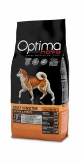 Visán Optimanova Dog Adult Sensitive Salmon and Potato 12kg