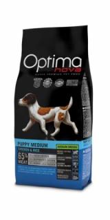 Visán Optimanova Dog Puppy Medium Chicken and Rice 12kg