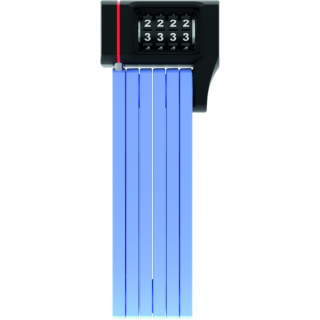 ABUS hajtogatható lakat számzárral uGrip BORDO 5700C/80, SH tartóval, kék