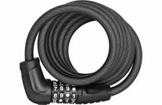 ABUS spirál lakat számzárral Numero 5510C/180, fekete