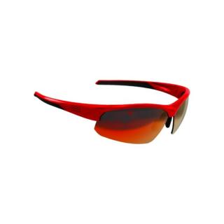 BSG-58 kerékpáros szemüveg Impress fényes piros keret / MLC piros lencsékkel