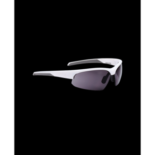 BSG-58 kerékpáros szemüveg Impress matt fehér keret / PC füst lencsékkel